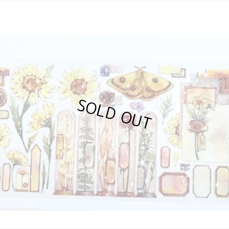 画像5: 試験管とマーガレット＊特殊インク＊はく離式＊新七天＊海外マステ＊クリックポスト不可