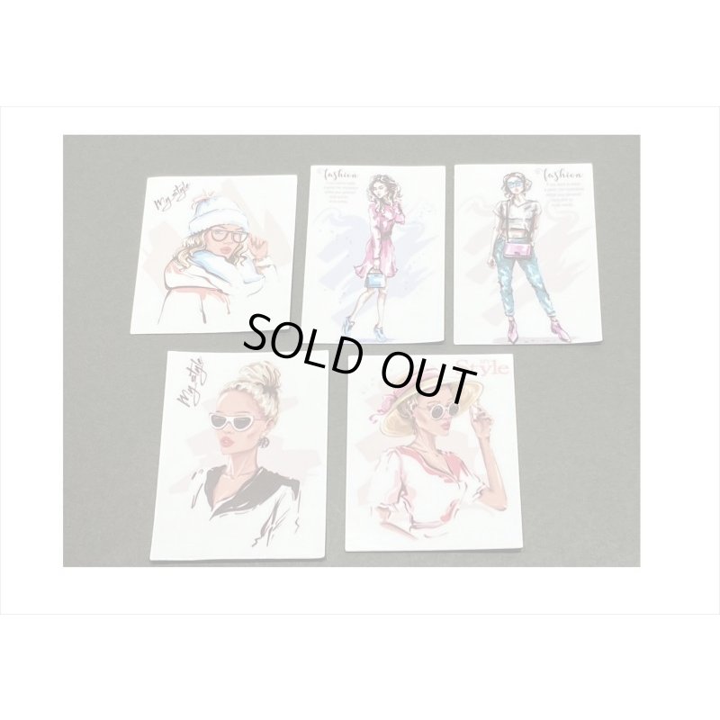 画像7: オシャレなレディ＊(6)・サングラスの女性＊15枚＊海外製