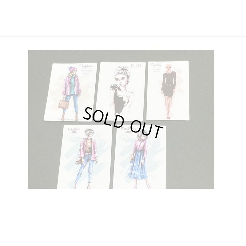 画像6: オシャレなレディ＊(7)・ジーンズの女性＊15枚＊海外製