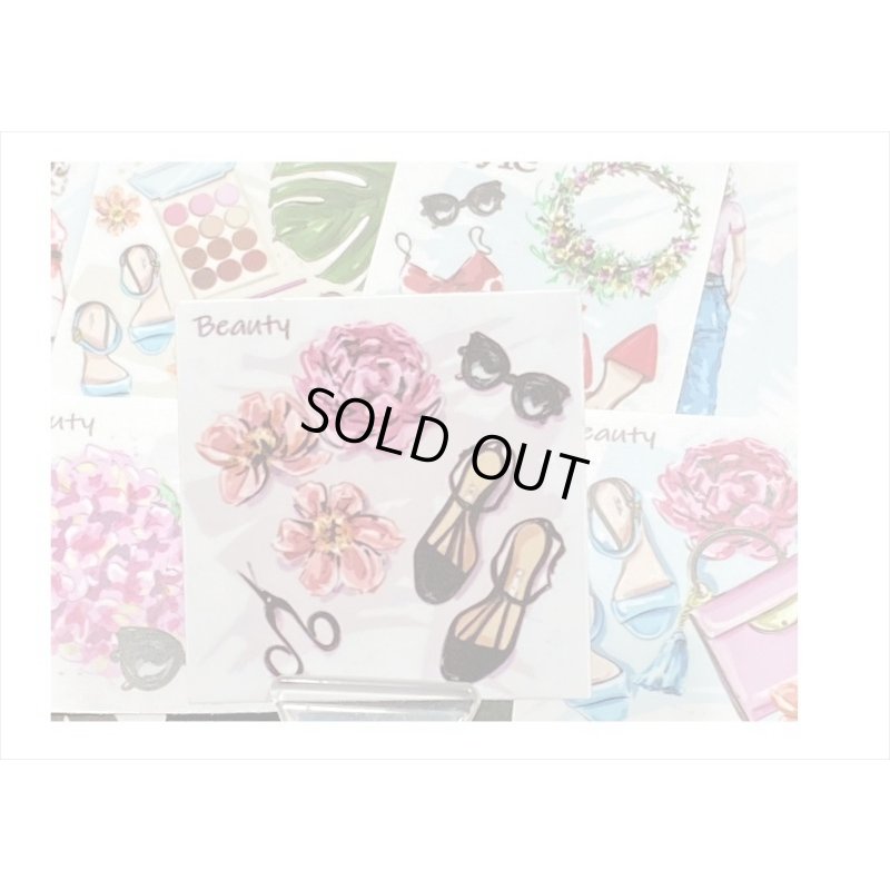 画像3: オシャレなレディ＊(8)・おだんごヘアの女性＊15枚＊海外製