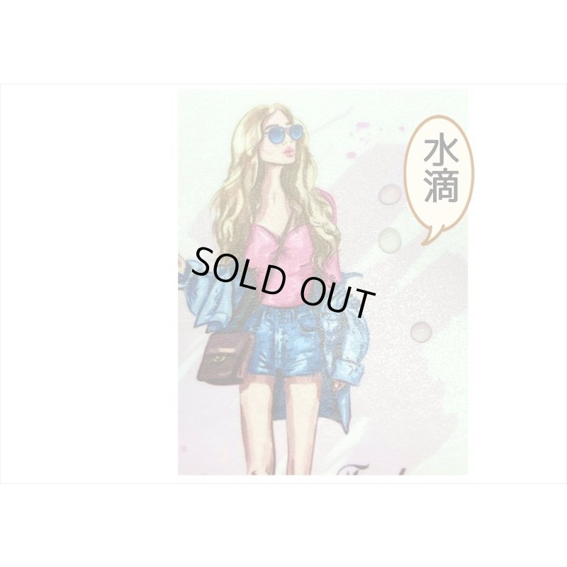 画像10: オシャレなレディ＊(2)・ピースサインの女性＊15枚＊海外製