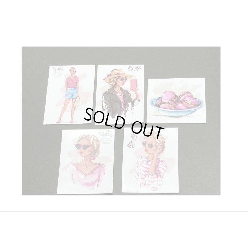 画像6: オシャレなレディ＊(6)・サングラスの女性＊15枚＊海外製