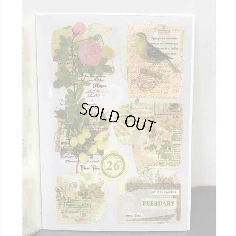 画像8: 防水PETシール帳＊草木と動物＊ダイカット＊20シート＊海外製