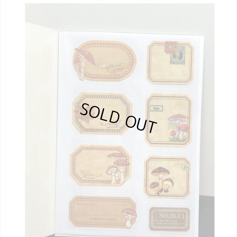 画像5: 防水PETシール帳＊手紙＊ダイカット＊20シート＊海外製