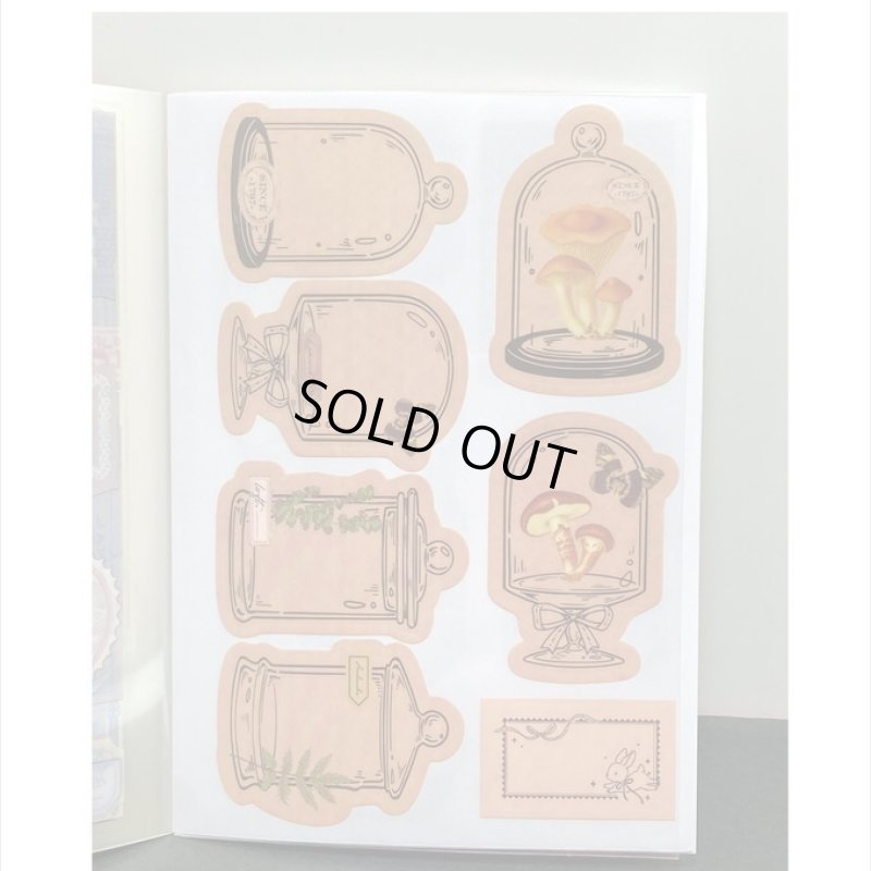 画像11: 防水PETシール帳＊手紙＊ダイカット＊20シート＊海外製