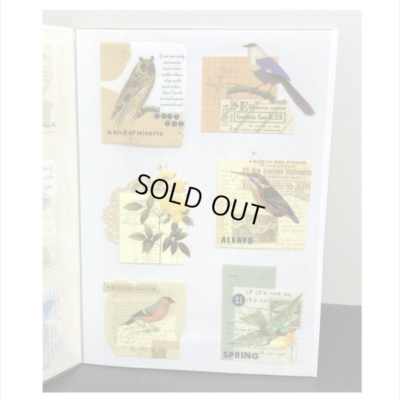 画像14: 防水PETシール帳＊草木と動物＊ダイカット＊20シート＊海外製