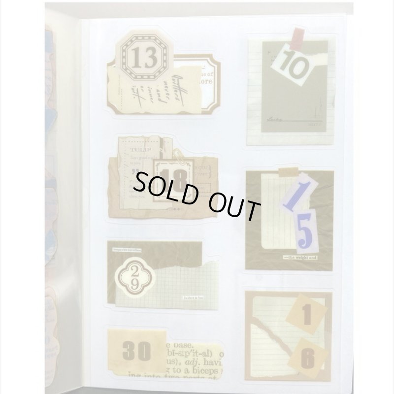 画像12: 防水PETシール帳＊草木と動物＊ダイカット＊20シート＊海外製