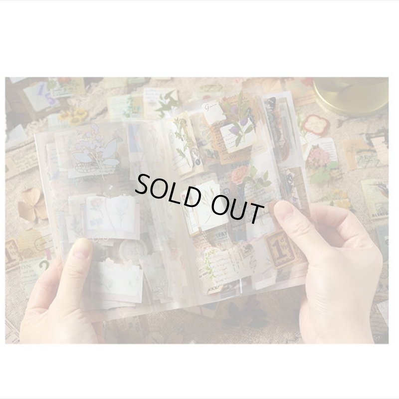 画像18: 防水PETシール帳＊手紙＊ダイカット＊20シート＊海外製