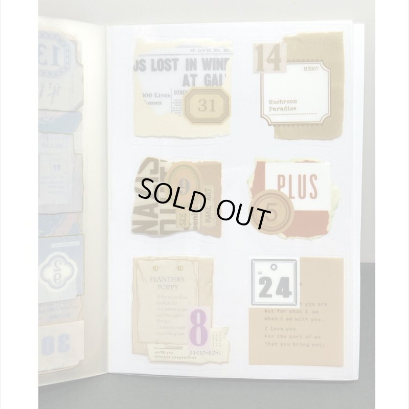 画像13: 防水PETシール帳＊草木と動物＊ダイカット＊20シート＊海外製