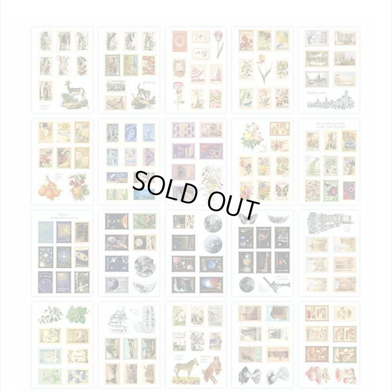 画像15: 防水PETシール帳＊宇宙＊ダイカット＊20シート＊海外製