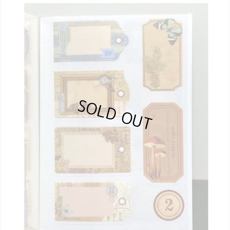 画像6: 防水PETシール帳＊手紙＊ダイカット＊20シート＊海外製