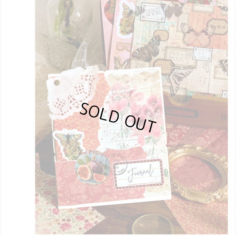 画像18: グリーン＊正方形のシールブック＊金箔入りダイカットシール付き＊20枚＊海外製