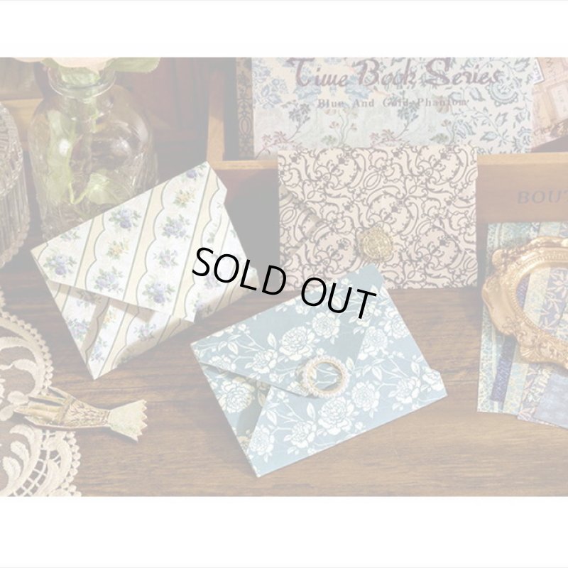 画像16: グリーン＊正方形のシールブック＊金箔入りダイカットシール付き＊20枚＊海外製