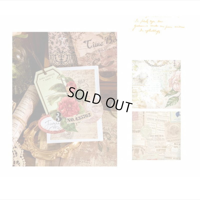 画像17: ピンク＊正方形のシールブック＊金箔入りダイカットシール付き＊20枚＊海外製