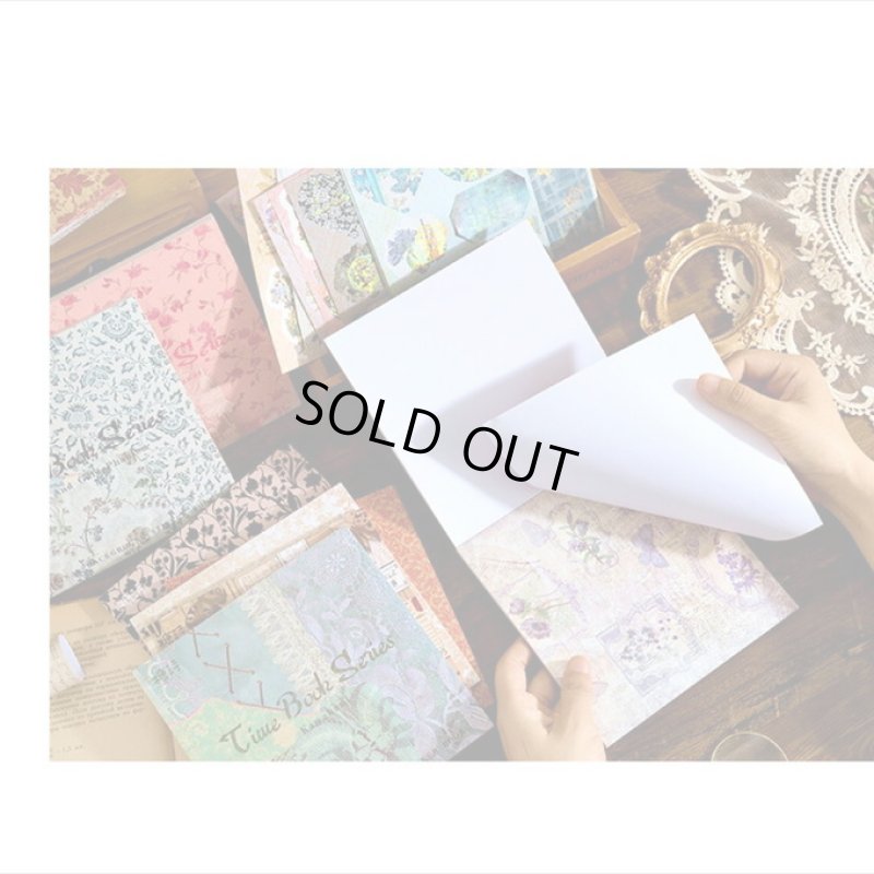 画像13: グリーン＊正方形のシールブック＊金箔入りダイカットシール付き＊20枚＊海外製