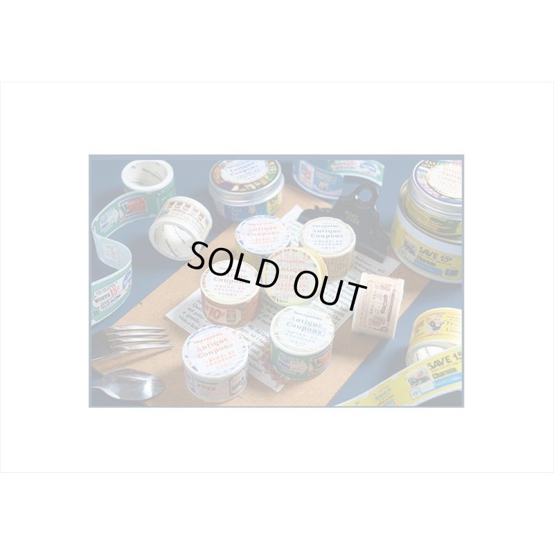 画像11: アンティーククーポン＊緑のチケット＊はく離式＊海外マステ