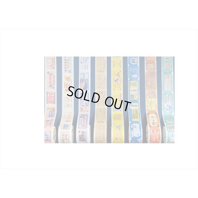 画像7: アンティーククーポン＊緑のチケット＊はく離式＊海外マステ