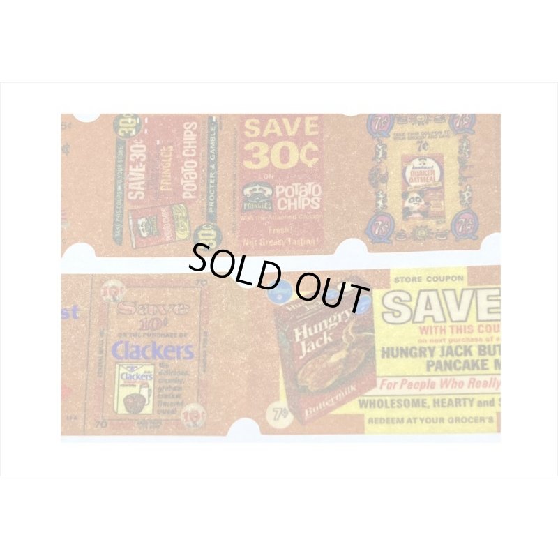 画像4: アンティーククーポン＊茶色のチケット＊はく離式＊海外マステ