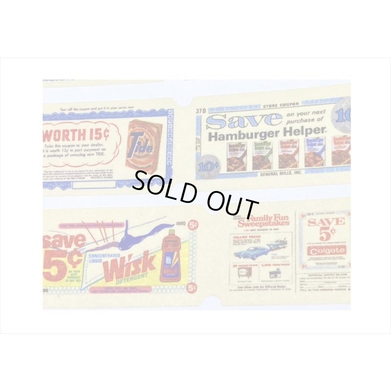 画像4: アンティーククーポン＊洗剤チケット＊はく離式＊海外マステ