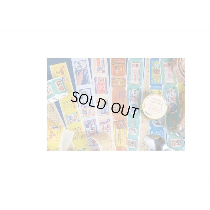 画像8: アンティーククーポン＊緑のチケット＊はく離式＊海外マステ