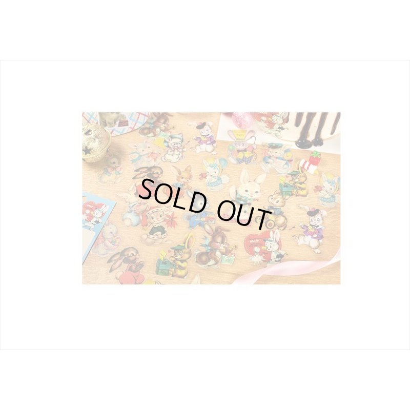 画像19: わいわいアニマル＊うさぎ＊PETシール＊40枚＊ダイカット＊海外製