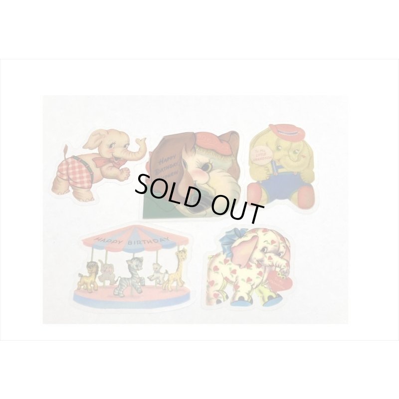 画像6: わいわいアニマル＊ぞう＊PETシール＊40枚＊ダイカット＊海外製