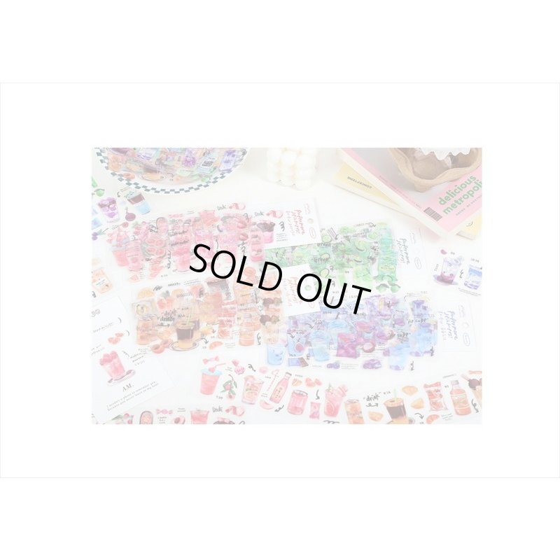 画像10: わくわくステッカー♪グリーン＊PETシール＊海外製