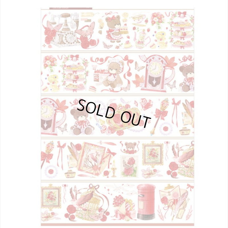 画像3: ビクトリアアフタヌーン＊PETテープ＊アリスのお茶会＊はく離式＊海外マステ