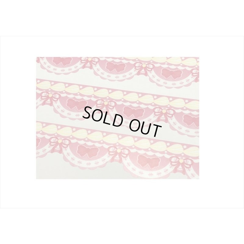 画像4: ピンクガーランド＊ナミナミ＊PETテープ＊はく離式＊海外マステ