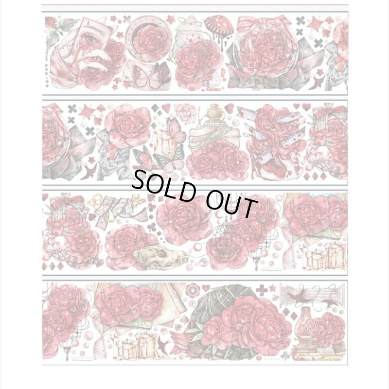 画像12: ダークローズ＊PETテープ＊新七天＊はく離式＊海外マステ＊クリックポスト不可