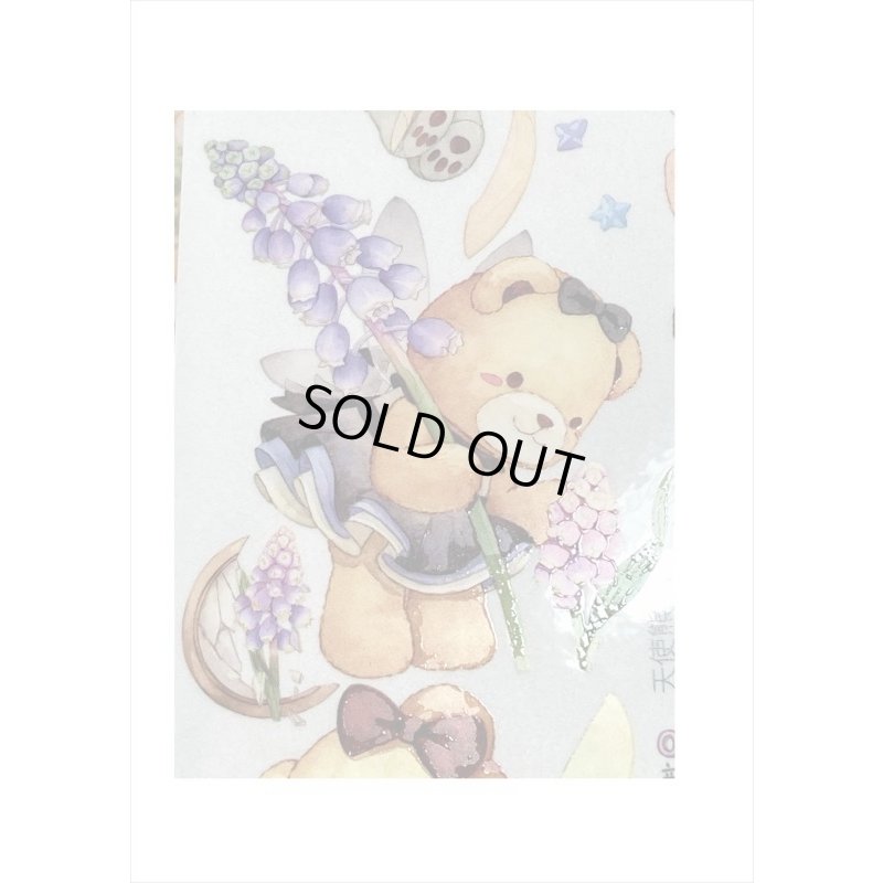 画像3: お花とクマさん＊特殊インク＊PETテープ＊新七天＊はく離式＊海外マステ＊クリックポスト不可