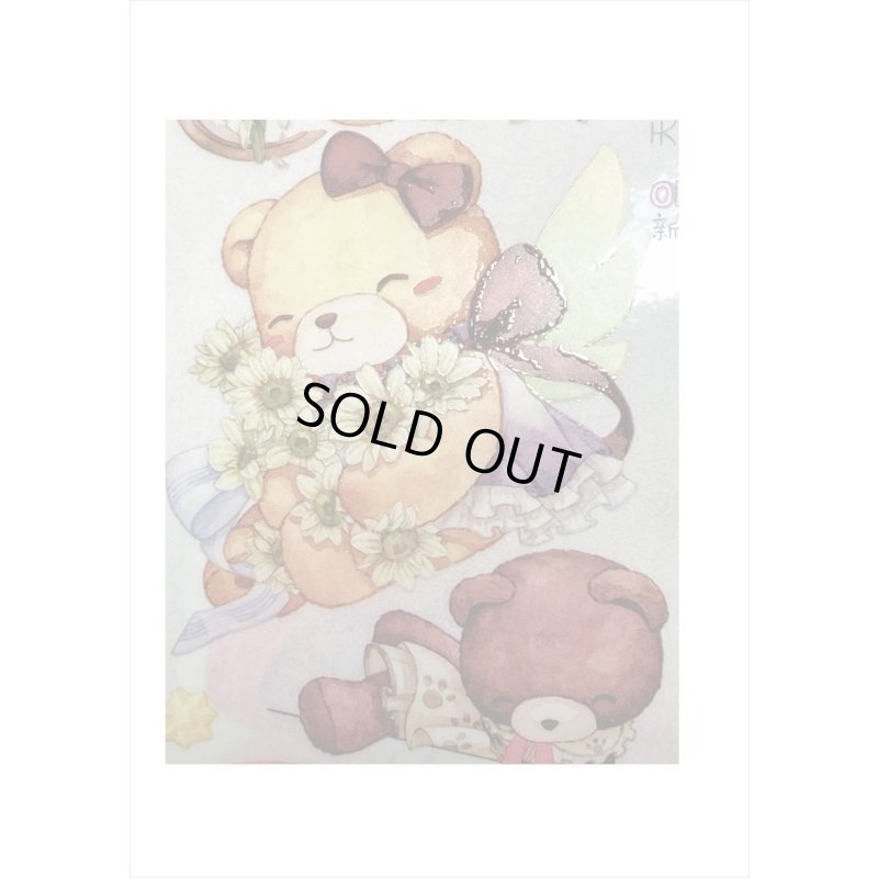 画像5: お花とクマさん＊特殊インク＊PETテープ＊新七天＊はく離式＊海外マステ＊クリックポスト不可