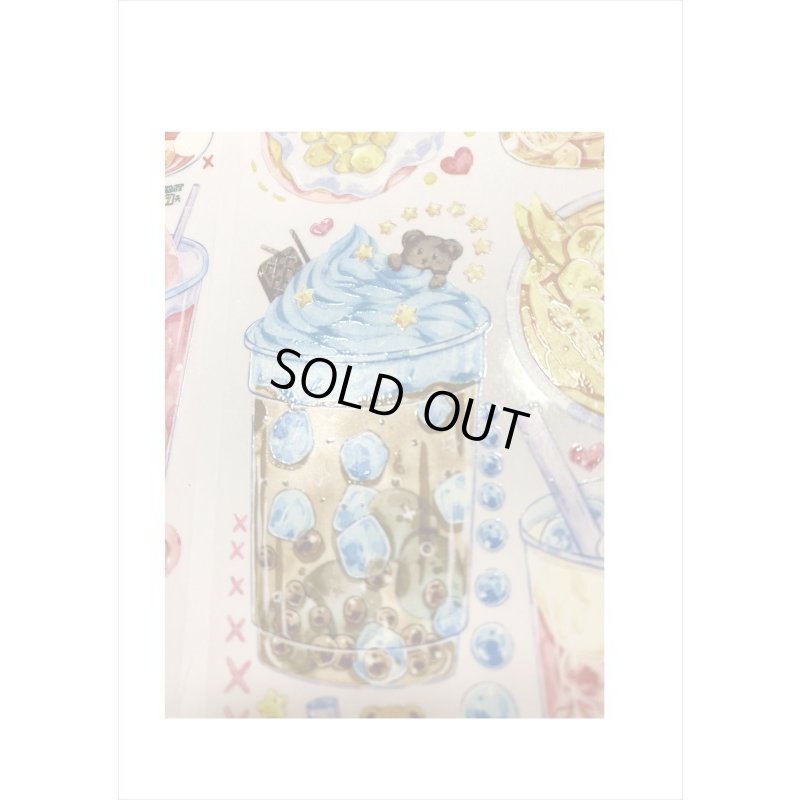 画像3: カラフルドリンク＊特殊インク＊PETテープ＊新七天＊はく離式＊海外マステ＊クリックポスト不可