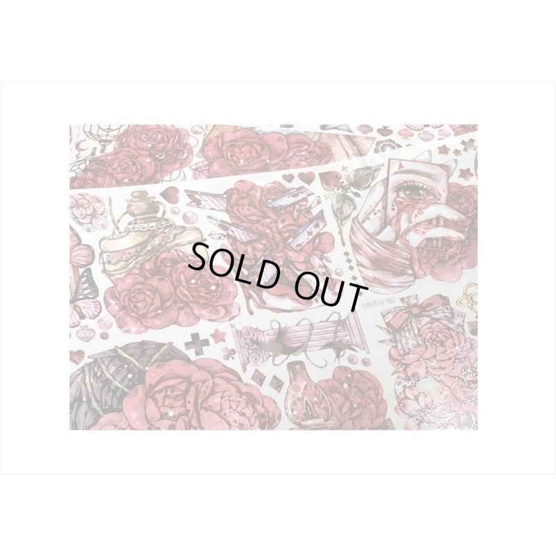 画像8: ダークローズ＊PETテープ＊新七天＊はく離式＊海外マステ＊クリックポスト不可