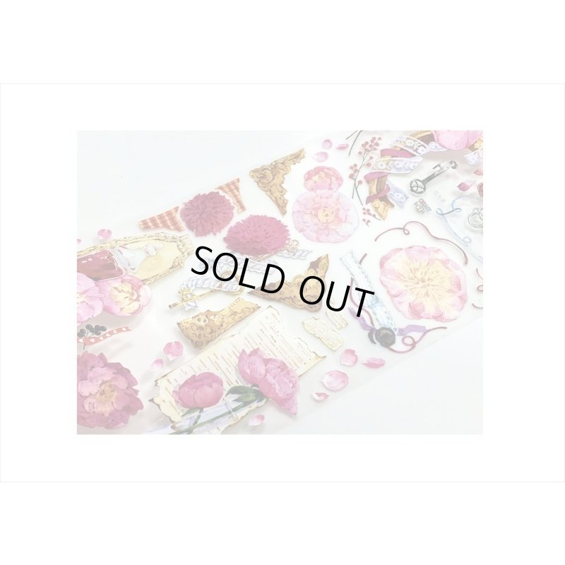 画像10: フラワーティ＊特殊インク＊PETテープ＊新七天＊はく離式＊海外マステ＊クリックポスト不可