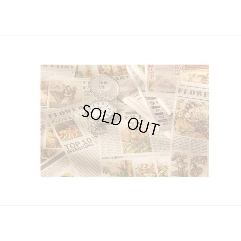 画像8: 花の妖精＊小さな新聞＊ペーパーセット＊60枚＊海外製