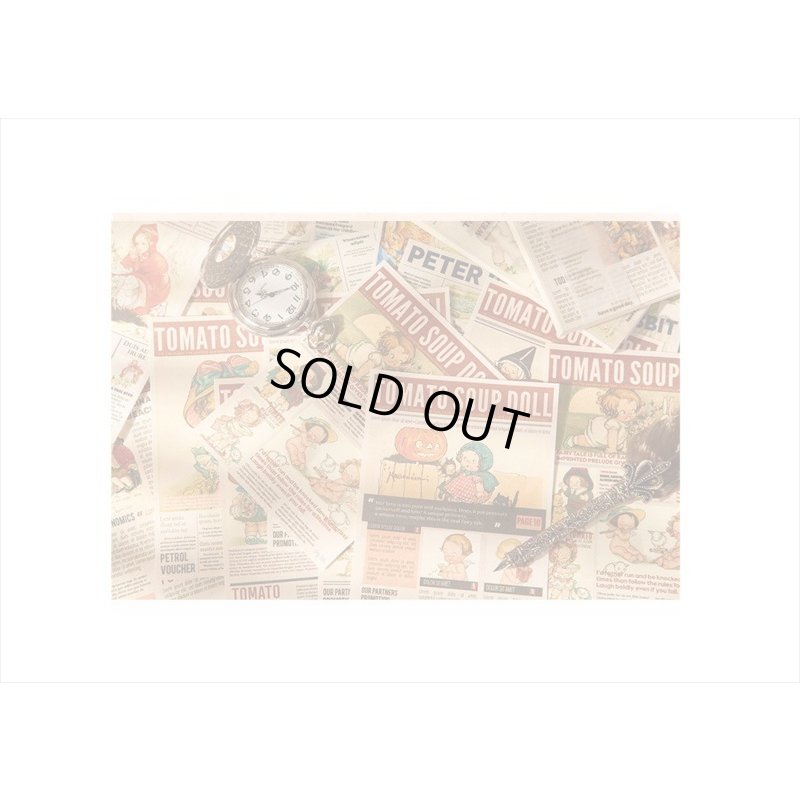 画像9: トマトドール＊小さな新聞＊ペーパーセット＊60枚＊海外製