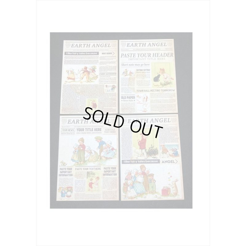 画像6: 可愛い子供＊小さな新聞＊ペーパーセット＊60枚＊海外製