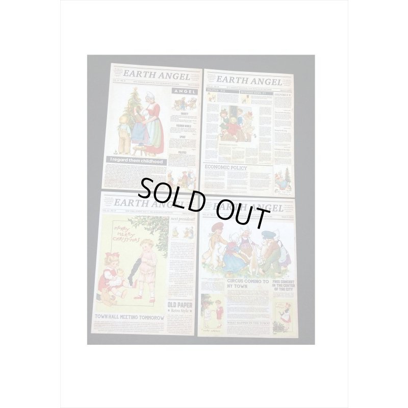 画像5: 可愛い子供＊小さな新聞＊ペーパーセット＊60枚＊海外製