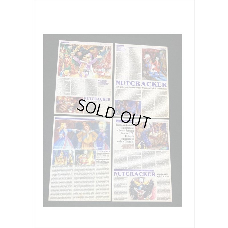 画像5: くるみ割り人形＊小さな新聞＊ペーパーセット＊60枚＊海外製