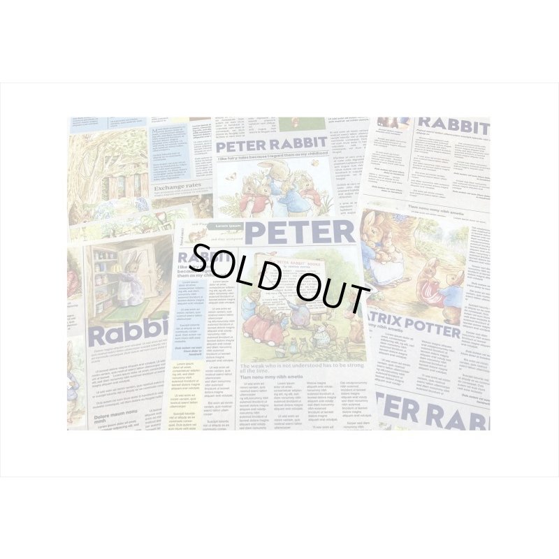 画像3: ピーターラビット＊小さな新聞＊ペーパーセット＊60枚＊海外製