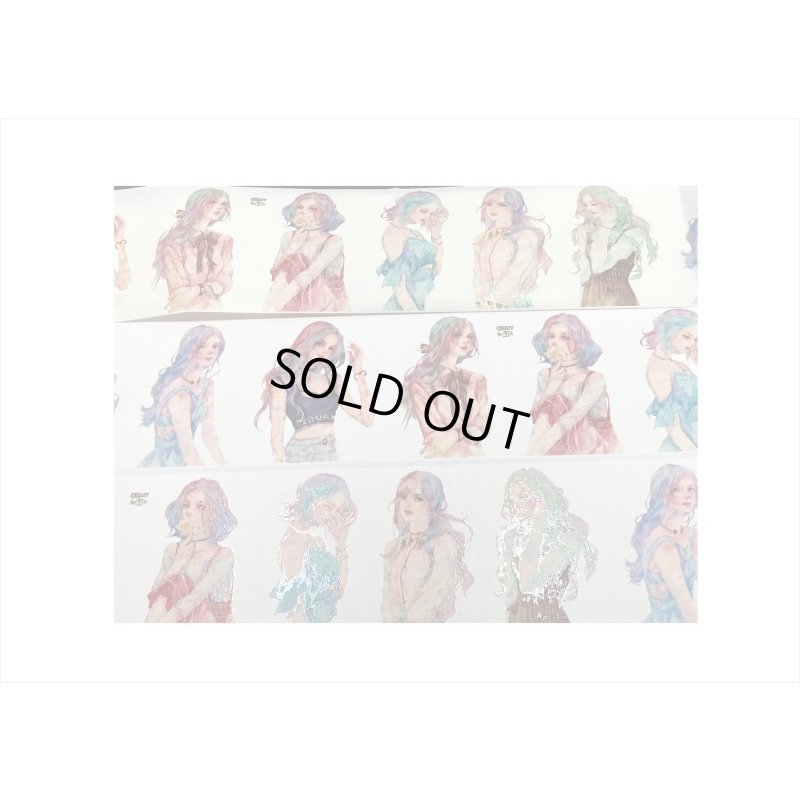 画像9: パステルヘアー＊特殊インク＊和紙テープ＊新七天＊はく離式＊海外マステ＊クリックポスト不可