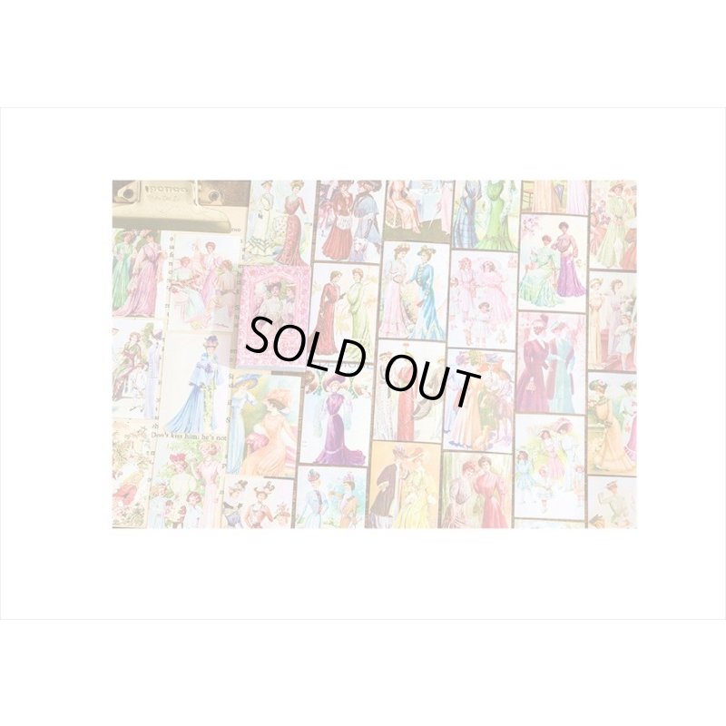 画像7: ファッション＊豆本みたいなシールブック＊50枚＊海外製