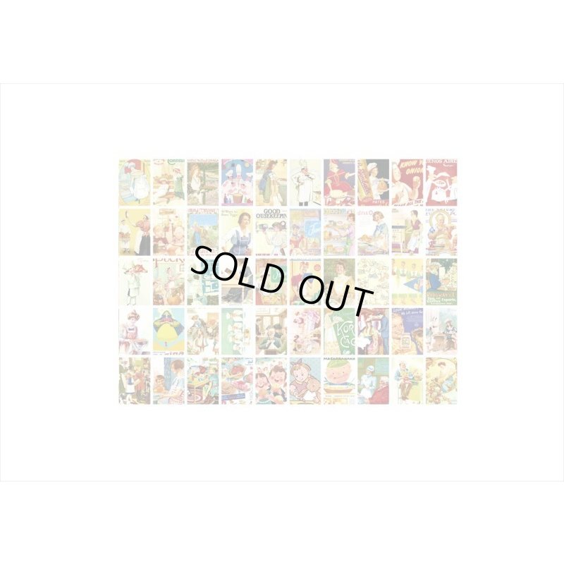 画像6: グルメ＊豆本みたいなシールブック＊50枚＊海外製