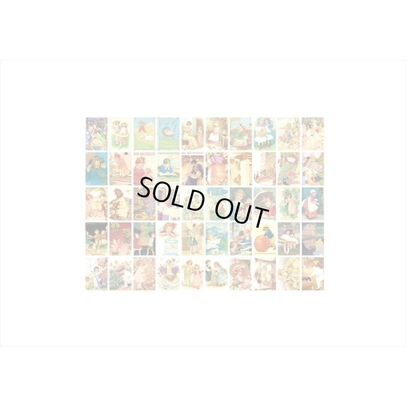 画像6: 可愛い子供＊豆本みたいなシールブック＊50枚＊海外製