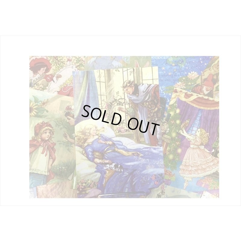 画像3: おとぎ話＊豆本みたいなシールブック＊50枚＊海外製