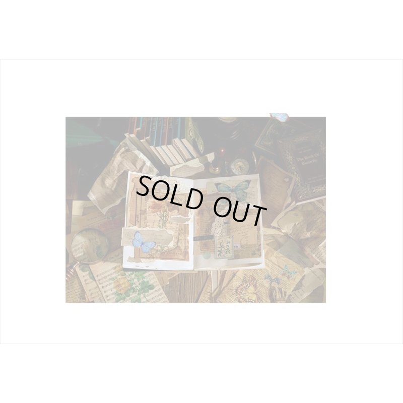 画像12: 古い洋書みたい♪＊マーク＊ペーパーセット＊60枚＊海外製