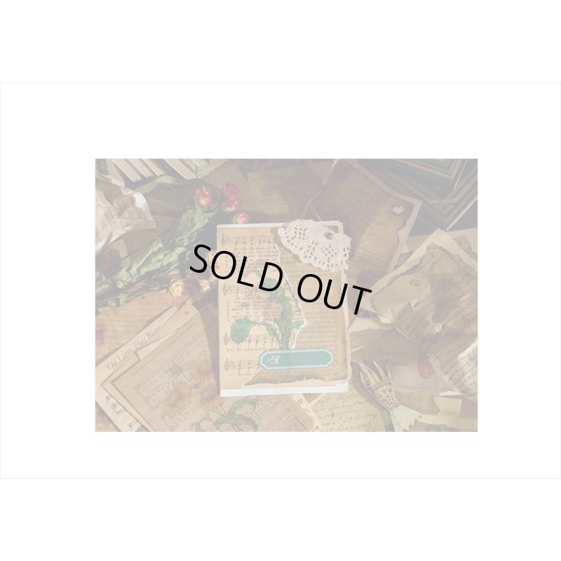 画像14: 古い洋書みたい♪＊マーク＊ペーパーセット＊60枚＊海外製