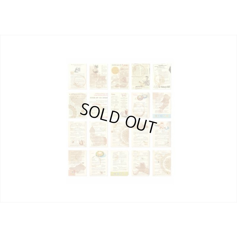 画像9: 古い洋書みたい♪＊ベーキング＊ペーパーセット＊60枚＊海外製