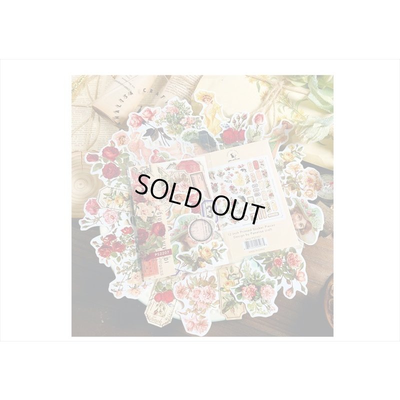 画像3: いろいろ使えるダイカット＊2207＊光沢シール＊40枚プラス＊海外製